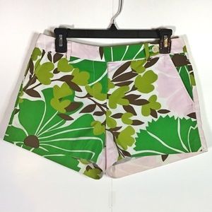 J Crew Retro Floral Low Fit City Shorts